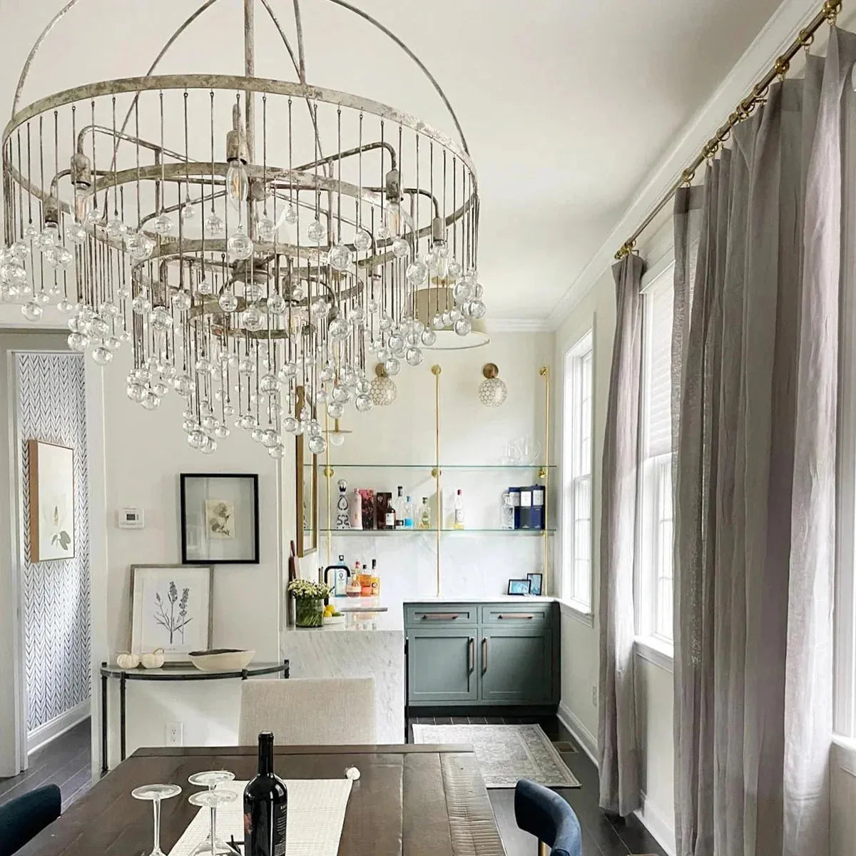 Aubrey Round Chandelier - Joyfuzzy