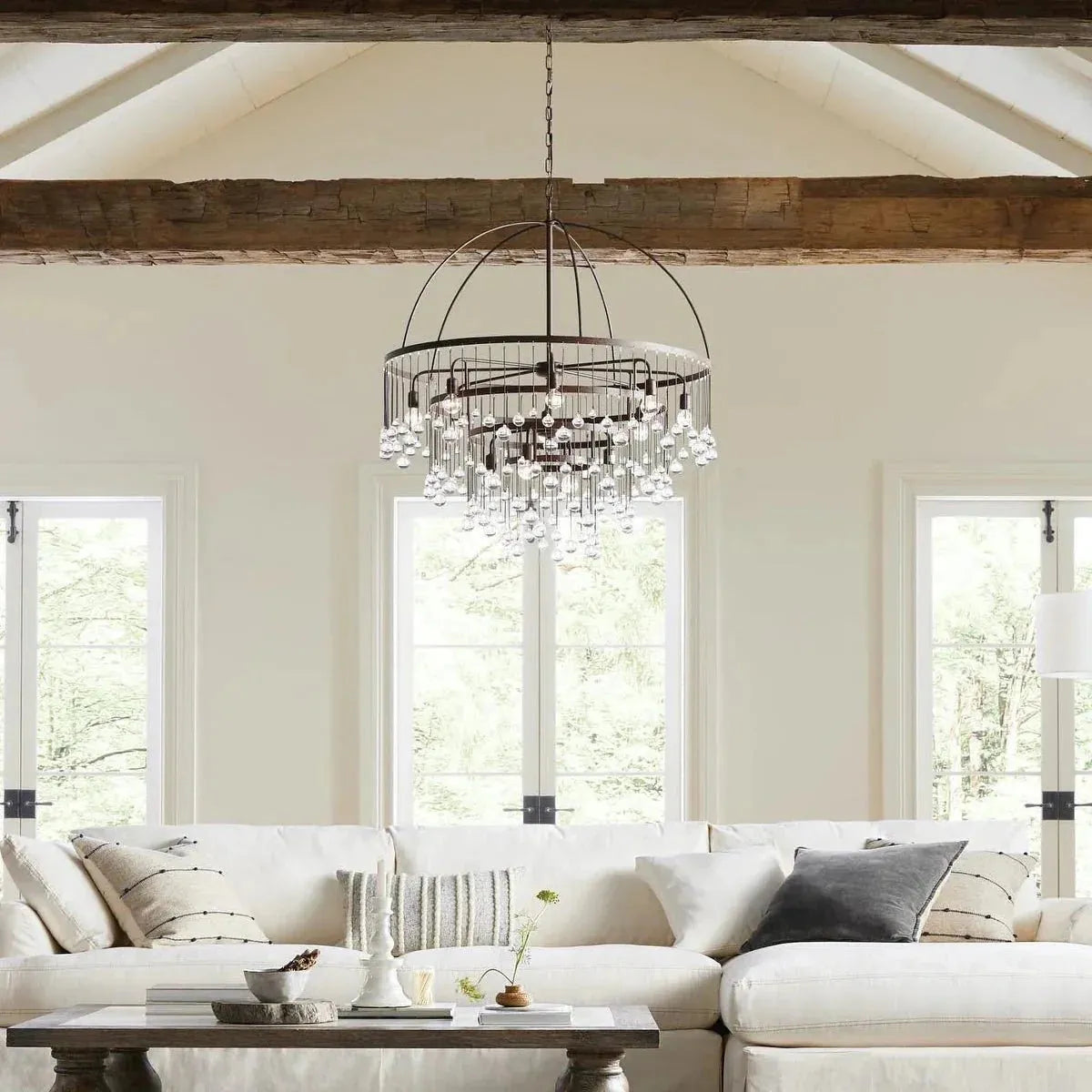 Aubrey Round Chandelier - Joyfuzzy