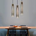 Audrey Crystal Pendant Lights - Lacquered Burnished BrassJoyfuzzy