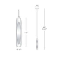 Audrey Crystal Pendant Lights - Matte BlackJoyfuzzy