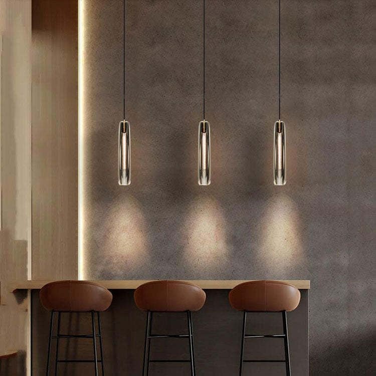 Audrey Crystal Pendant Lights - Lacquered Burnished BrassJoyfuzzy