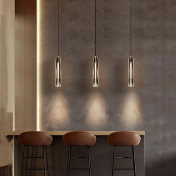 Audrey Crystal Pendant Lights - Lacquered Burnished BrassJoyfuzzy