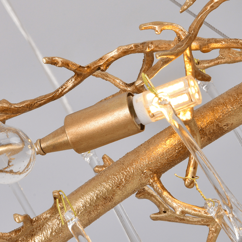 Avis Clear Crystal Branch Chandelier - 31.5“ LJoyfuzzy