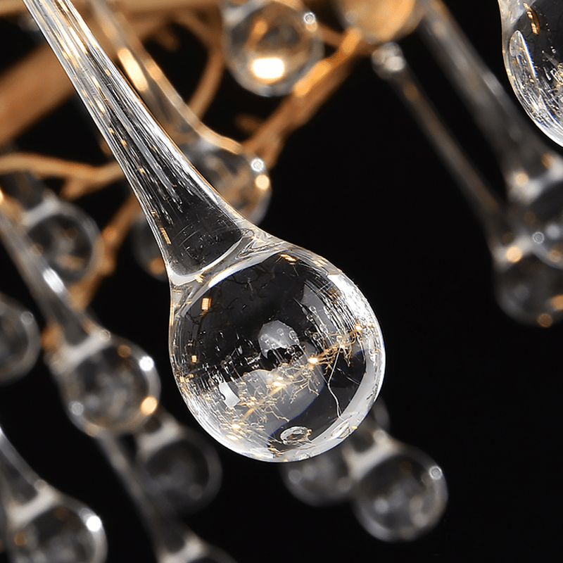 Avis Clear Crystal Ring Branch Chandelier - 23.62" diamJoyfuzzy