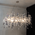 Avis Crystal Rain Branch Chandelier - 31.5