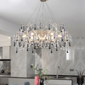 Avis Crystal Rain Branch Chandelier - 31.5