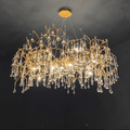 Avis Crystal Rain Branch Chandelier - 31.5