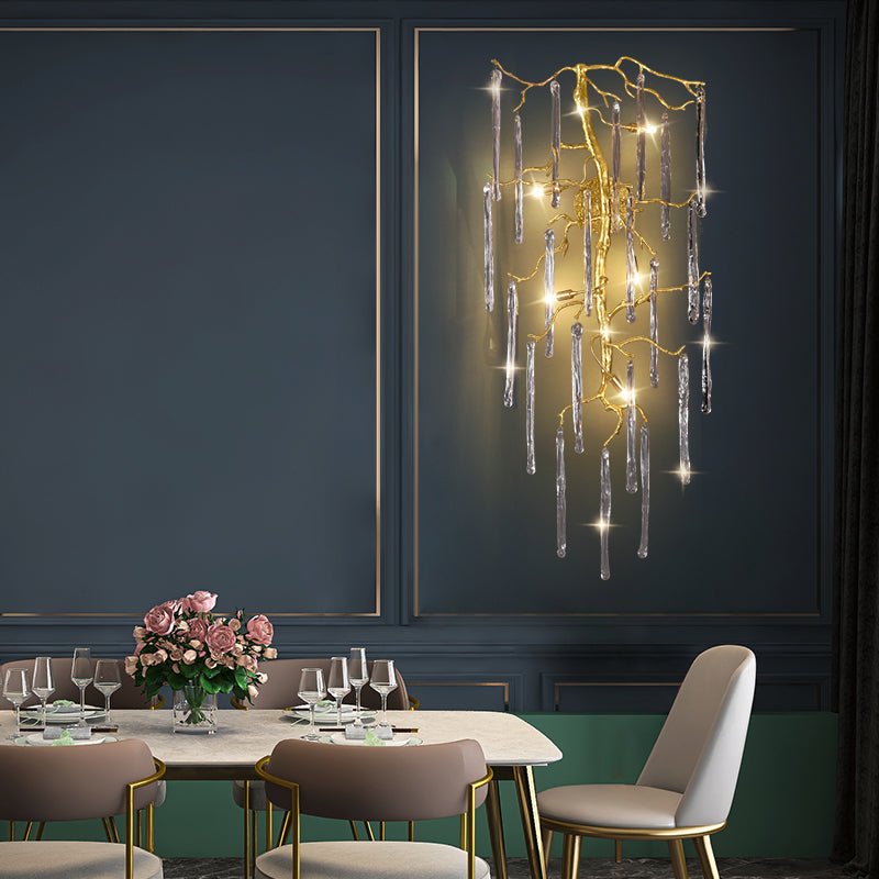 Beathe Light Luxury Crystal Branch Wall Sconce - Joyfuzzy