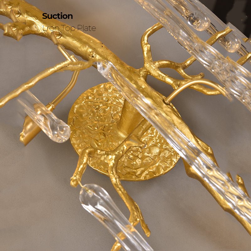 Beathe Light Luxury Crystal Branch Wall Sconce - Joyfuzzy