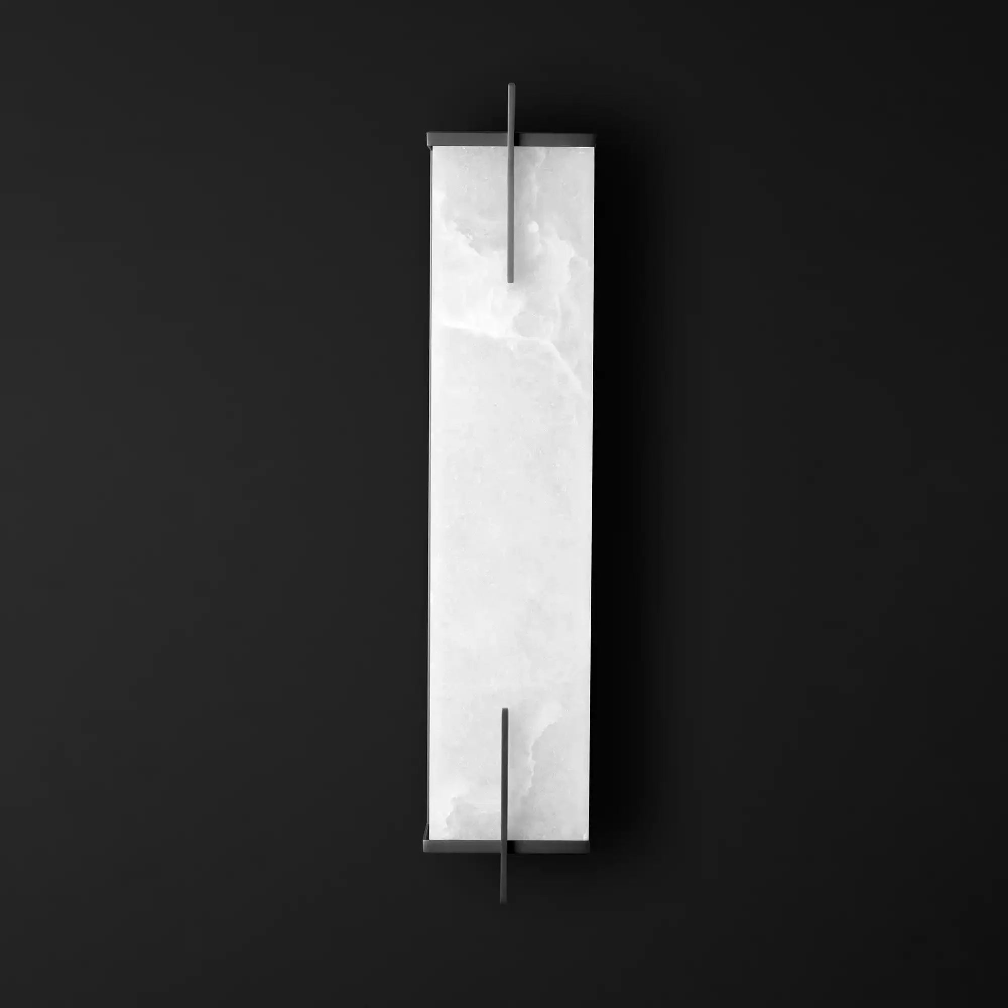 Beckett Alabaster Wall Sconce - ∅ 4.7″ x H 31.5″ / Dia 12cm x H 80cmBrassJoyfuzzy