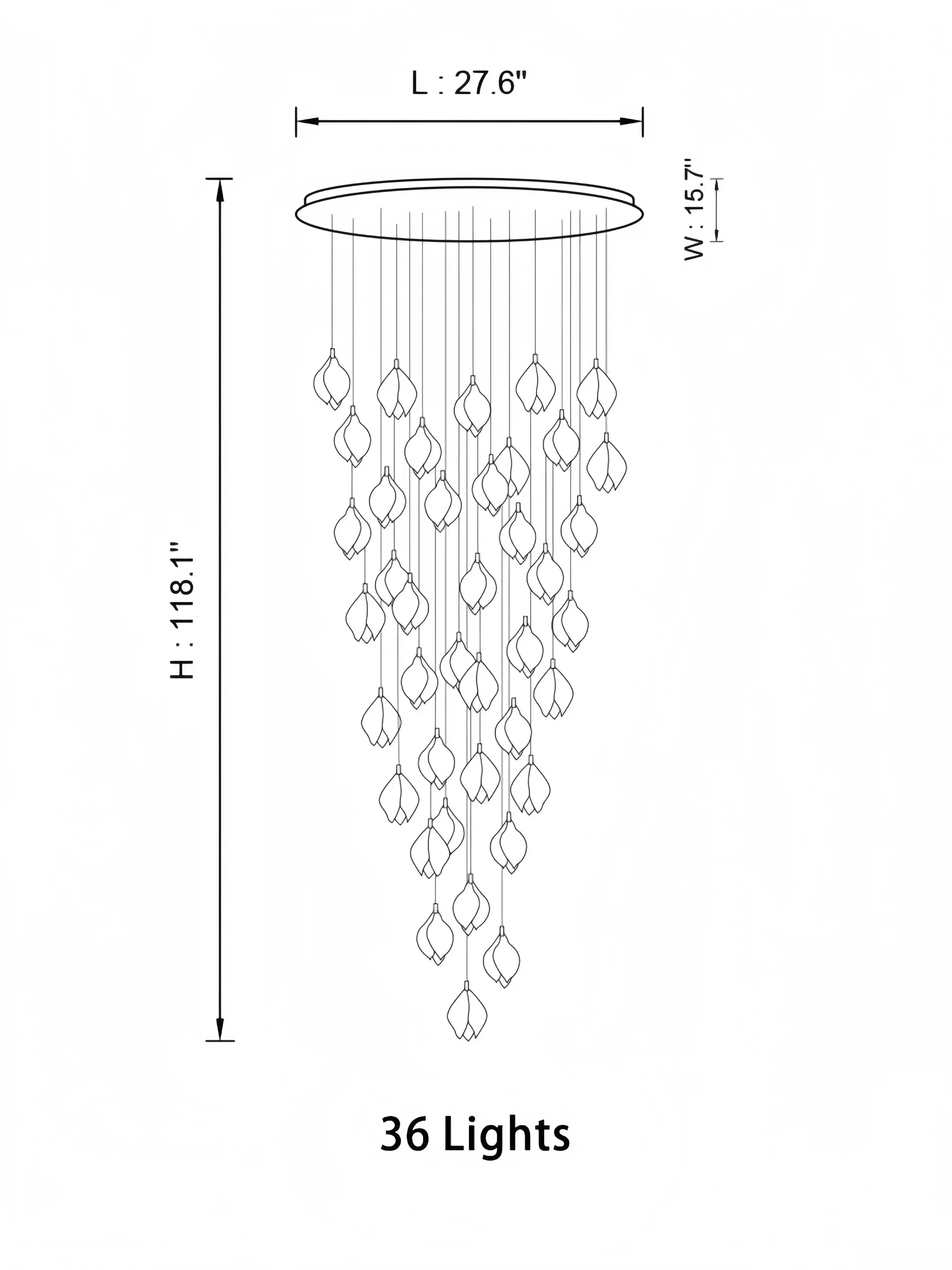 Bloom Chandelier-Joyfuzzy