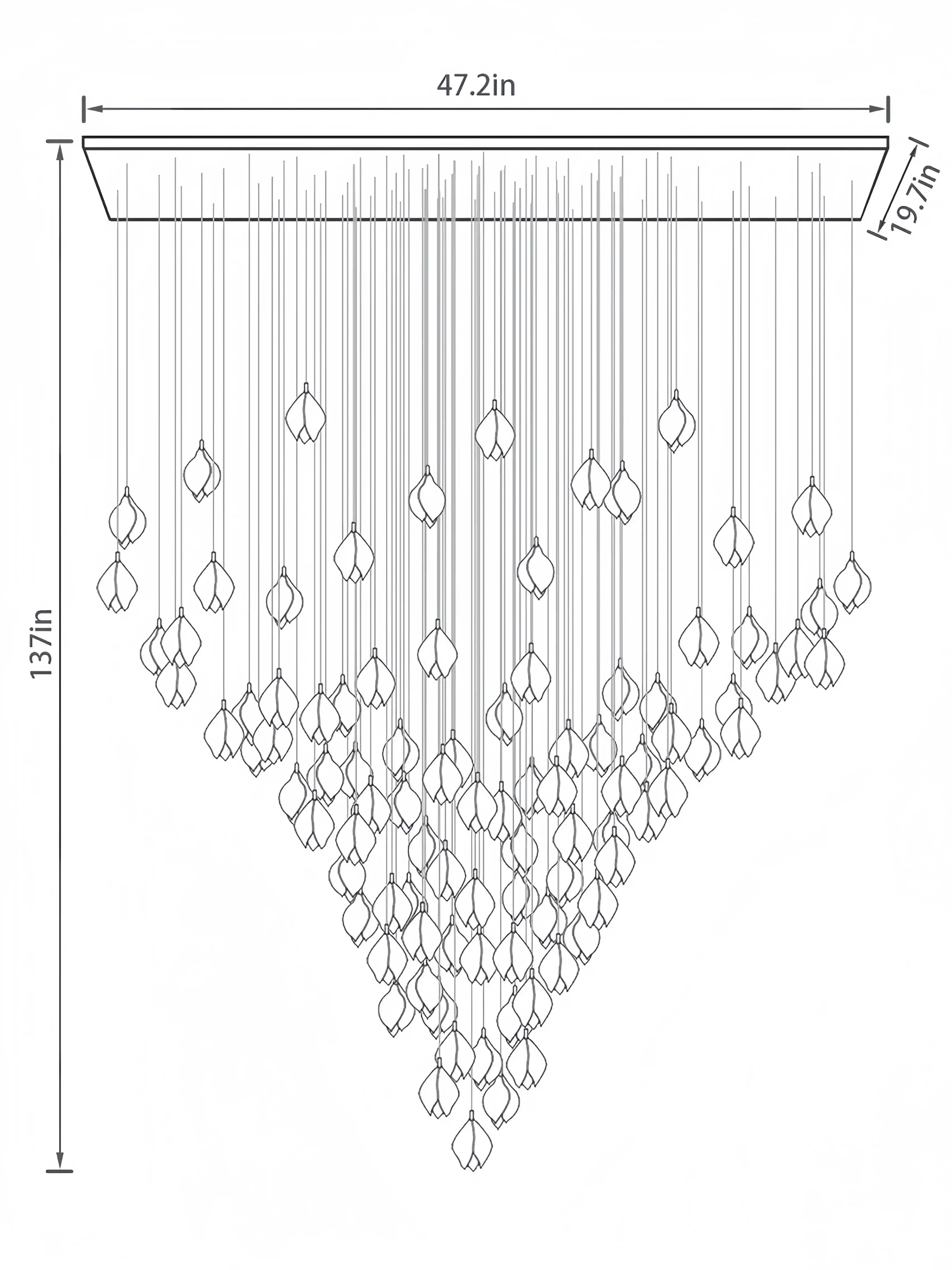 Bloom Chandelier-Joyfuzzy