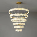 Joyfuzzy Tiered Circular Alabaster Chandelier - Ø63