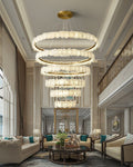 Joyfuzzy Tiered Circular Alabaster Chandelier - Ø47