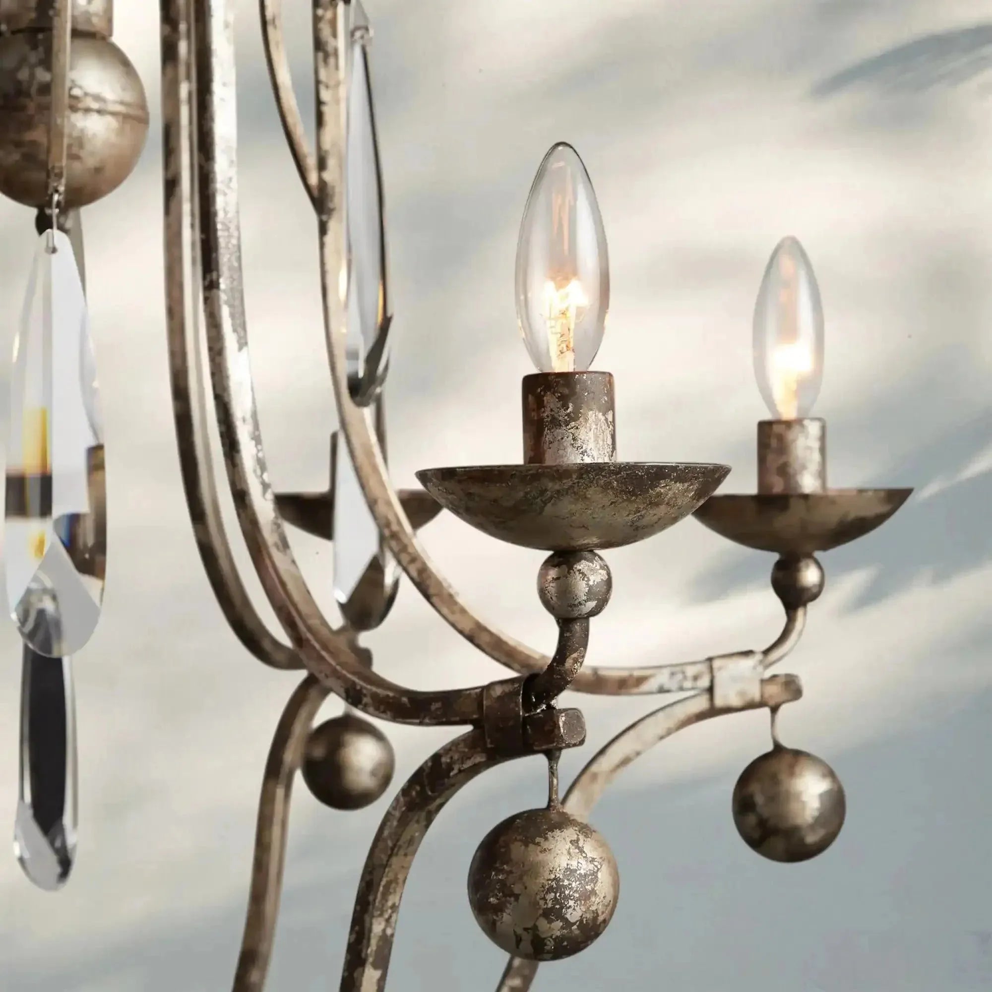 Bonitai Chandelier - Silver - Joyfuzzy