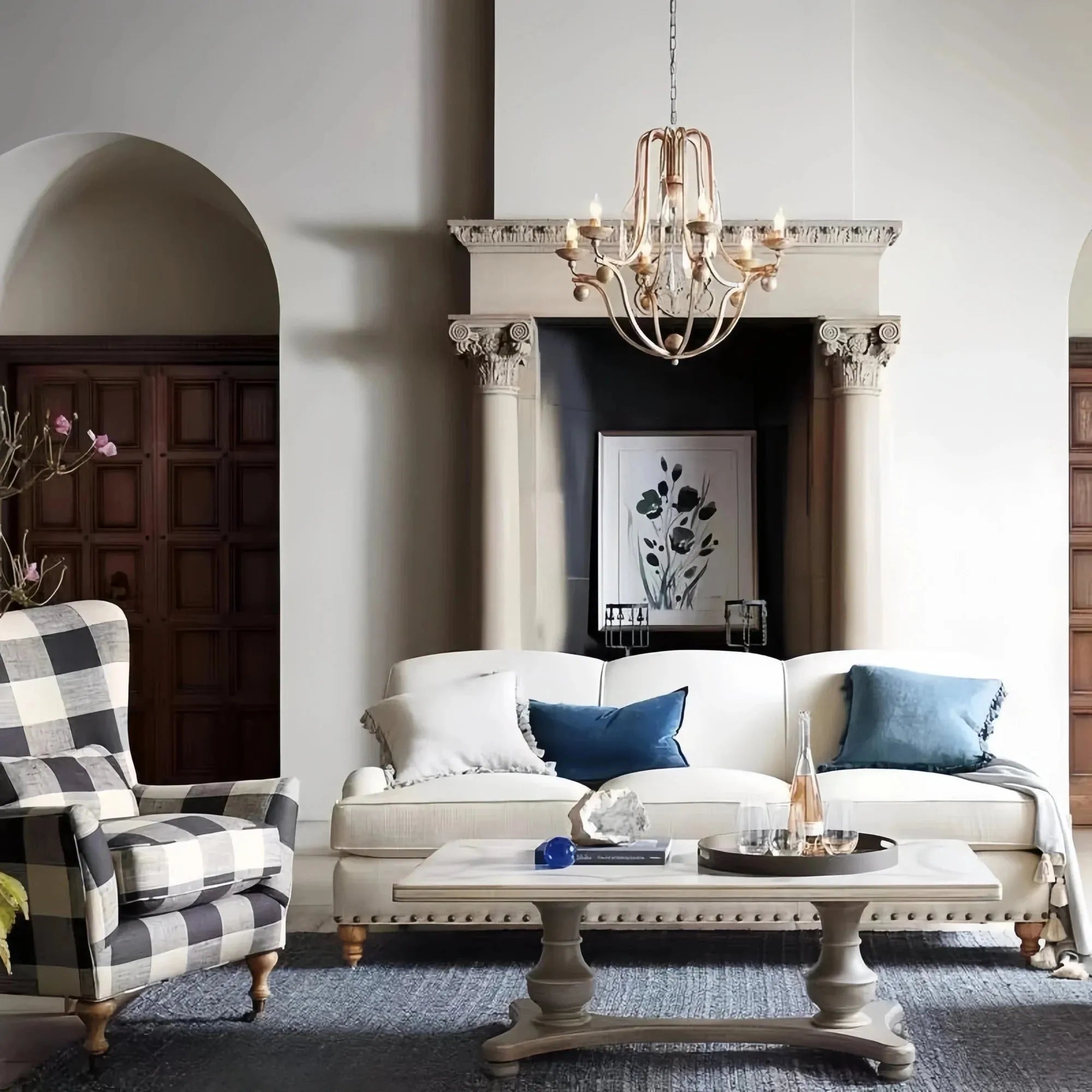 Bonitai Chandelier - Silver - Joyfuzzy