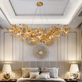 Branch Modern Leaf Linear Chandelier - 39.4