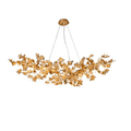 Branch Modern Leaf Linear Chandelier - 39.4