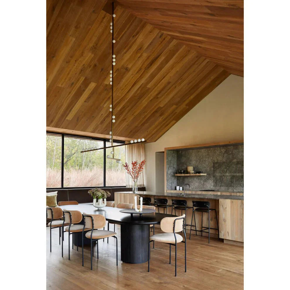Brass Drop System Chandelier - 76 heads L 220cm x W 180cm x H 400cm / L 86.6" x W 70.9" x H 157.5"BlackJoyfuzzy