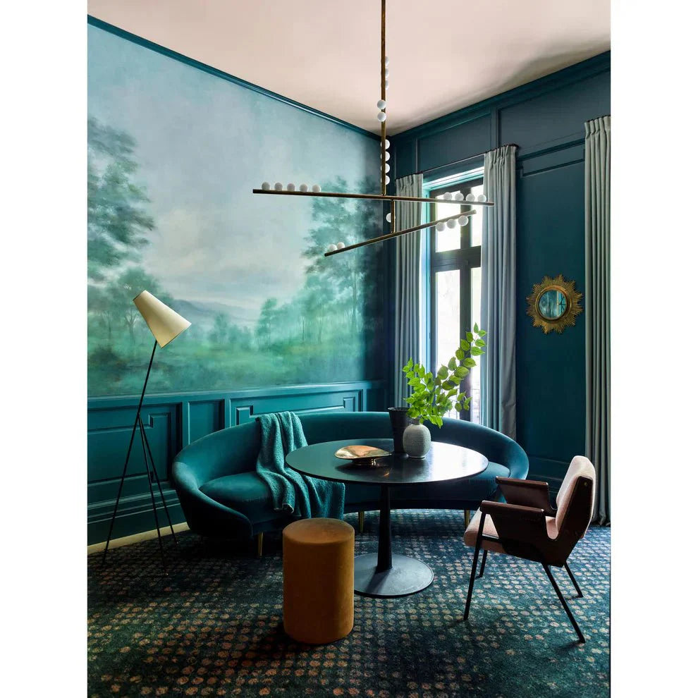 Brass Drop System Chandelier - 76 heads L 220cm x W 180cm x H 400cm / L 86.6" x W 70.9" x H 157.5"BlackJoyfuzzy
