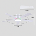 Breeze Harmony Ceiling Fans with Lights - Joyfuzzy