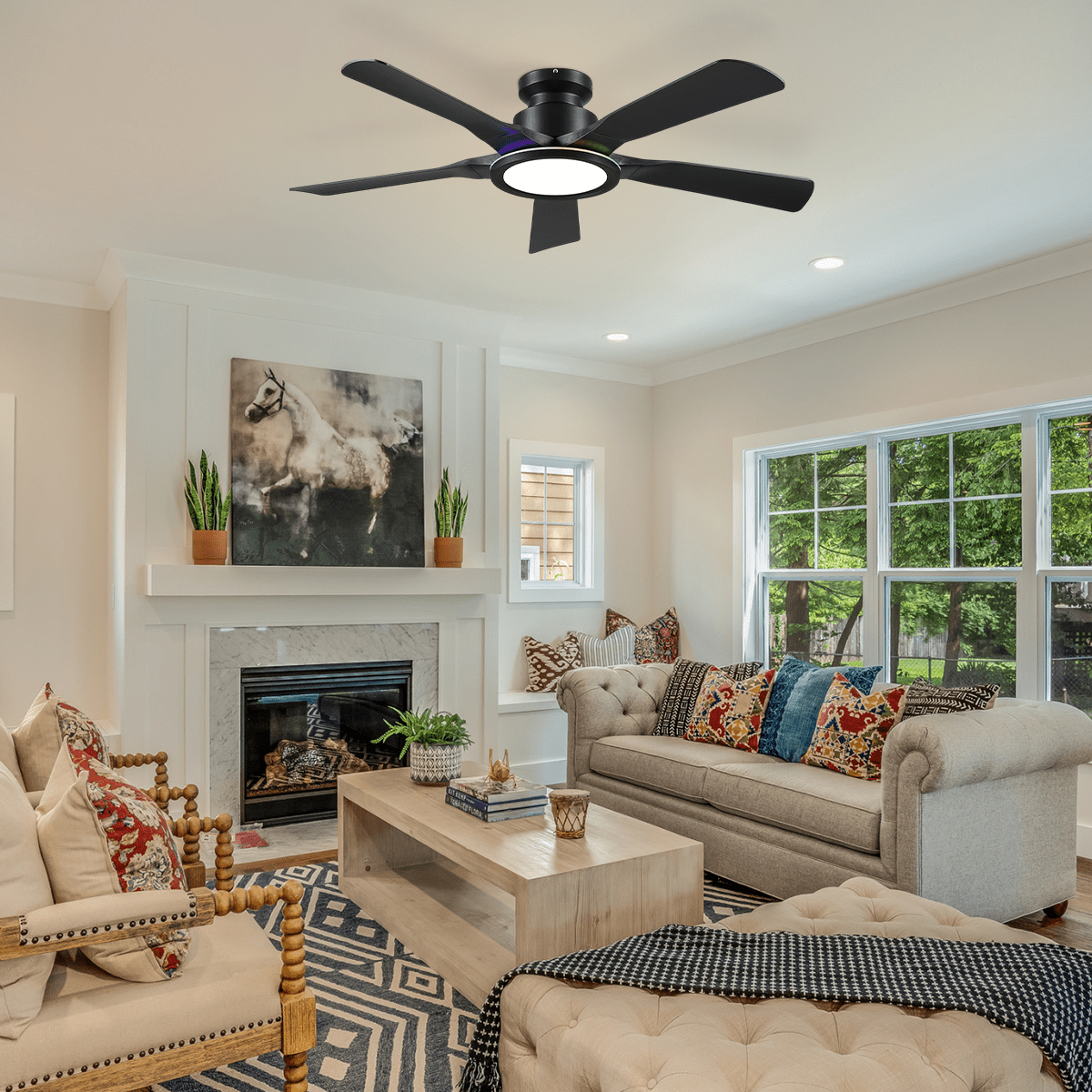 Breeze Harmony Ceiling Fans with Lights - Joyfuzzy