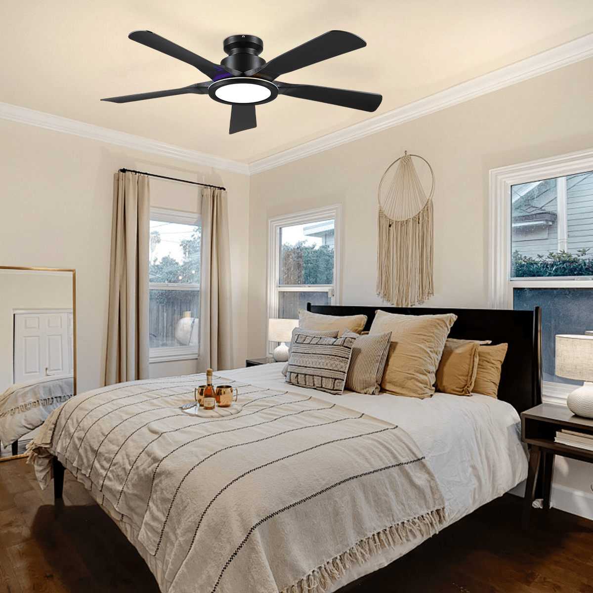 Breeze Harmony Ceiling Fans with Lights - Joyfuzzy