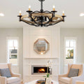 Caged Modern Farmhouse Ceiling Fan Light 32