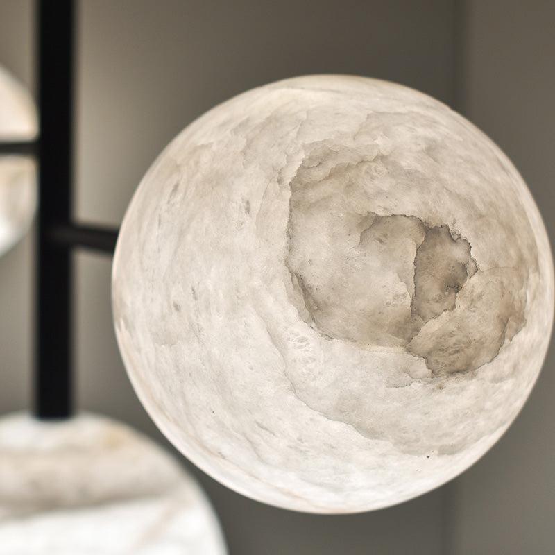 Carol Sphere Delight - Modern Artistic Alabaster Chandelier Light - Joyfuzzy