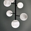 Carol Sphere Delight - Modern Artistic Alabaster Chandelier Light - Joyfuzzy