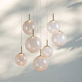Casens Round Chandelier 20''28''34''43''-7-Light 34''-Crackle-Joyfuzzy