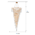 Cecily Crystal Branch Chandelier H 94.49