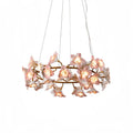 Ceramic Blossom Flower Round Bedroom Chandelier - Joyfuzzy