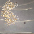 Ceramic Gingko Staircase Branch Chandelier - 23.6