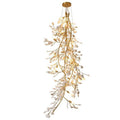Ceramic Gingko Staircase Branch Chandelier - 23.6
