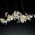 Ceramic Ginkgo Branch Chandelier Light - 60
