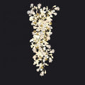 Ceramic Ginkgo Cascading A Branch Chandelier-