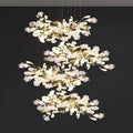 Ceramic Ginkgo Cascading Chandelier - 79