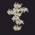 Ceramic Ginkgo Cascading Chandelier - 118