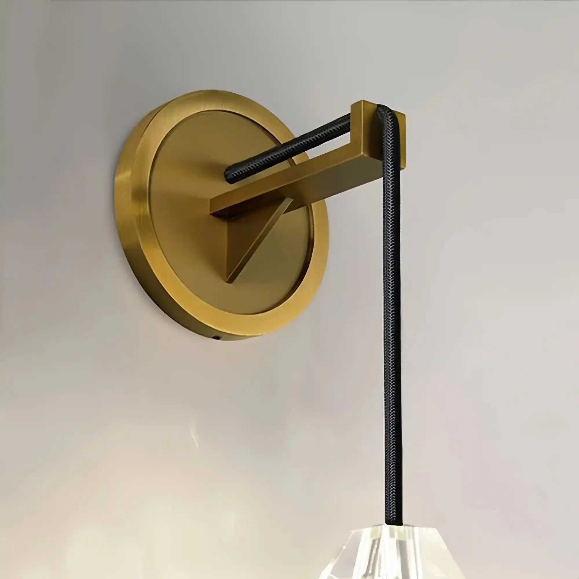 Chap Crystal Shade Wall Sconce - Joyfuzzy