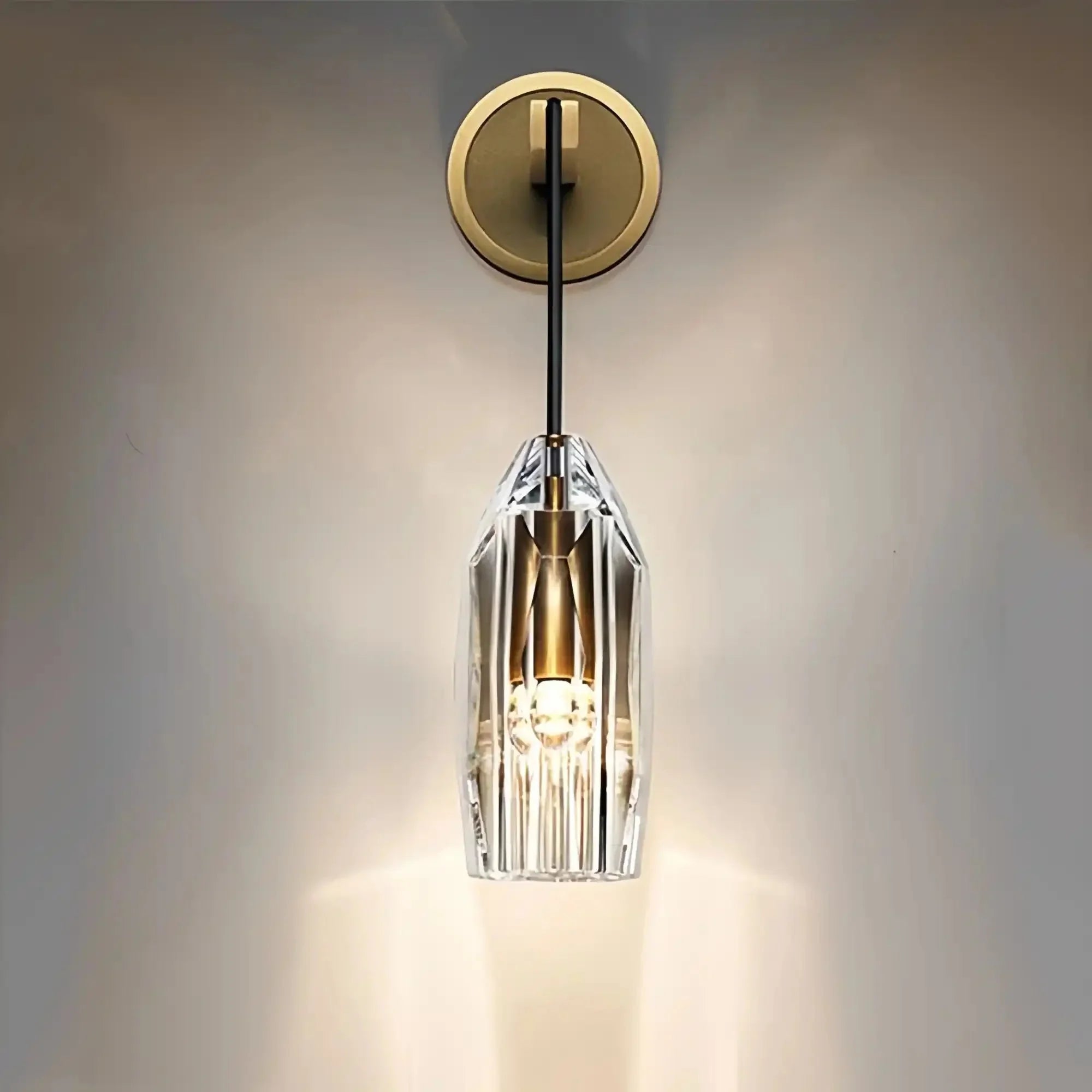 Chap Crystal Shade Wall Sconce - Joyfuzzy