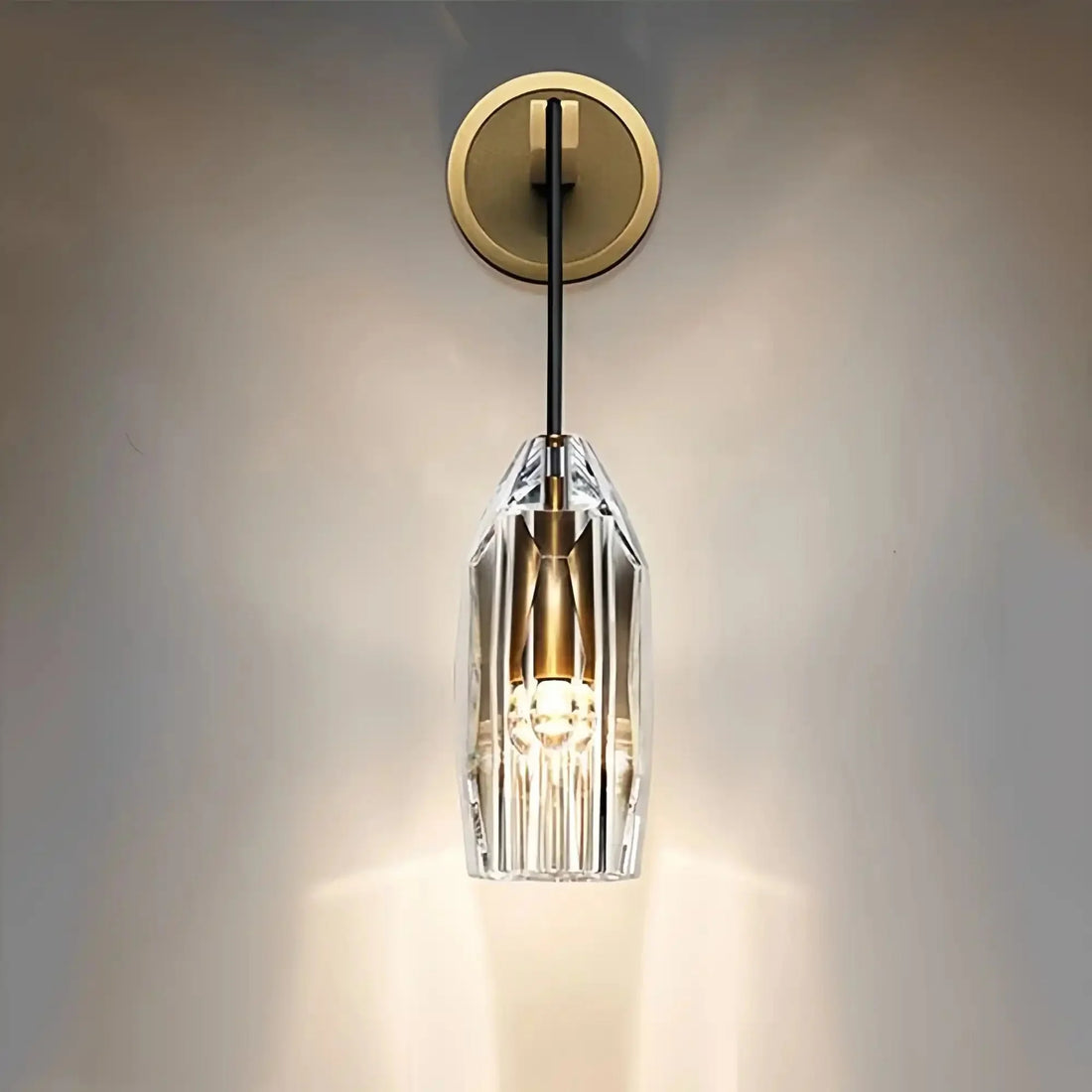Chap Crystal Shade Wall Sconce - Joyfuzzy