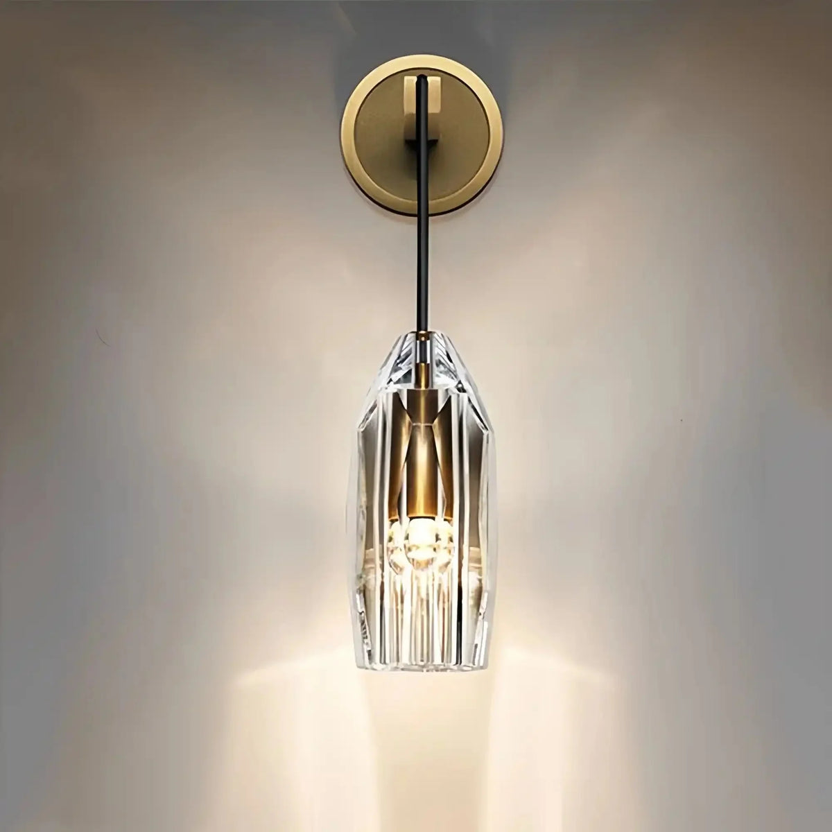 Chap Crystal Shade Wall Sconce - Joyfuzzy