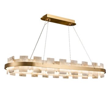 Charlene Marble Gol Modern Chandelier - Joyfuzzy