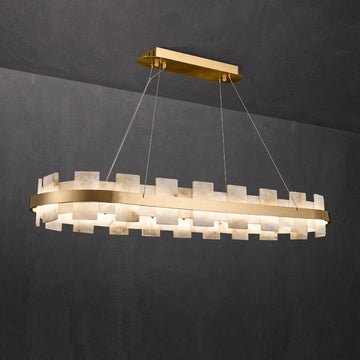 Charlene Marble Gol Modern Chandelier - Joyfuzzy