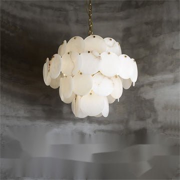 Charlene Marble Multi - Tier Round Chandelier - 4 Layer Style AJoyfuzzy