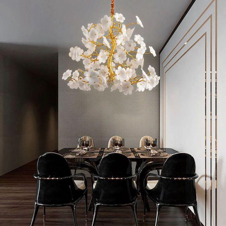 Cherry Dining Room Branch Chandelier - D60cm (D23½")Joyfuzzy