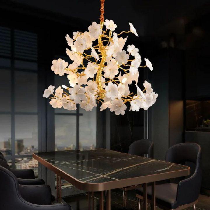 Cherry Dining Room Branch Chandelier - D60cm (D23½")Joyfuzzy
