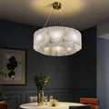Alabaster Modern Round Chandelier rbrights 22.4