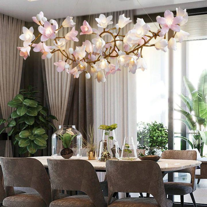 Circular Blossom Chandelier - L 39.4″(100cm) x W 15.7″(40cm) x H 17.7″(45cm)Joyfuzzy